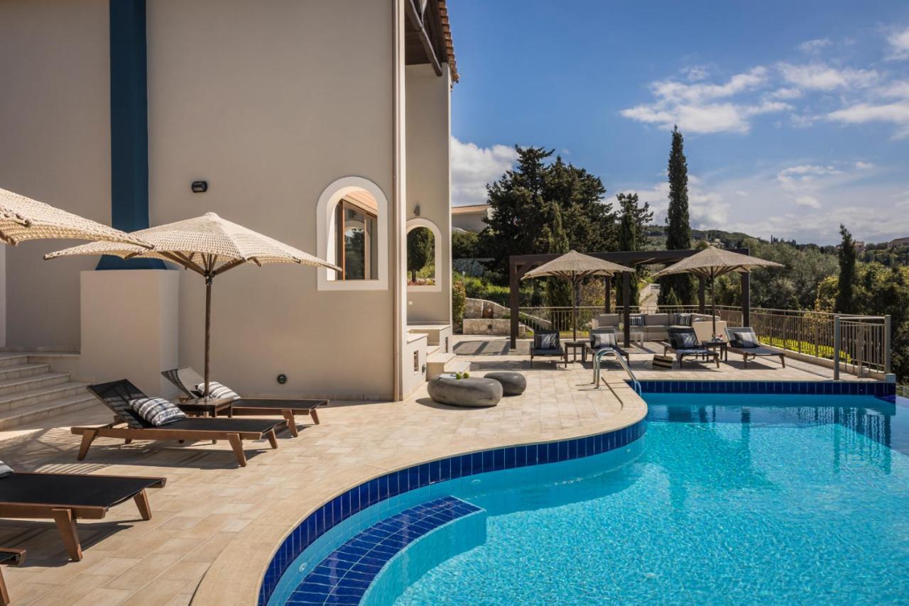 Luxury Villa Karmaniolos Fiskardo Kefalonia מראה חיצוני תמונה
