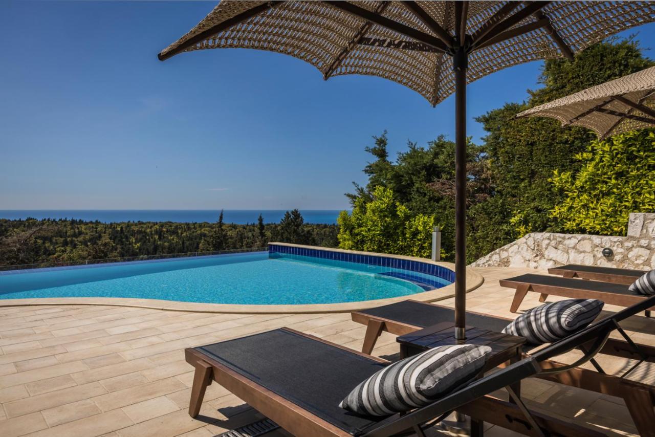 Luxury Villa Karmaniolos Fiskardo Kefalonia מראה חיצוני תמונה
