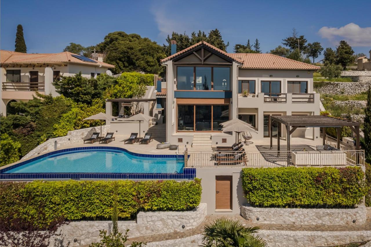 Luxury Villa Karmaniolos Fiskardo Kefalonia מראה חיצוני תמונה