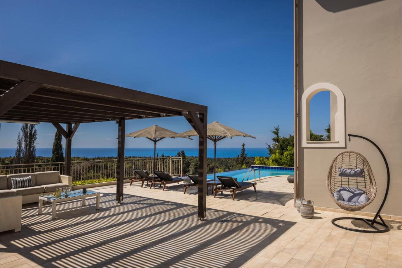 Luxury Villa Karmaniolos Fiskardo Kefalonia מראה חיצוני תמונה
