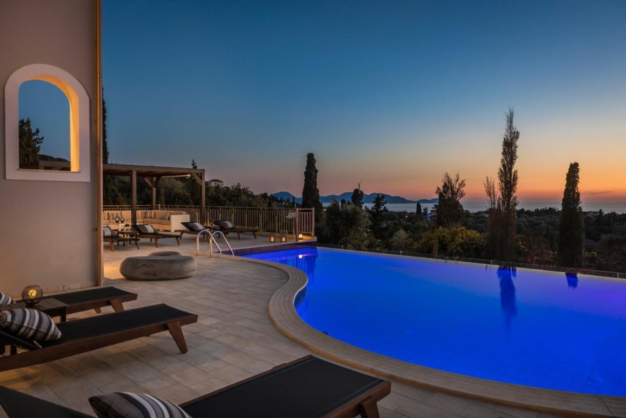 Luxury Villa Karmaniolos Fiskardo Kefalonia מראה חיצוני תמונה