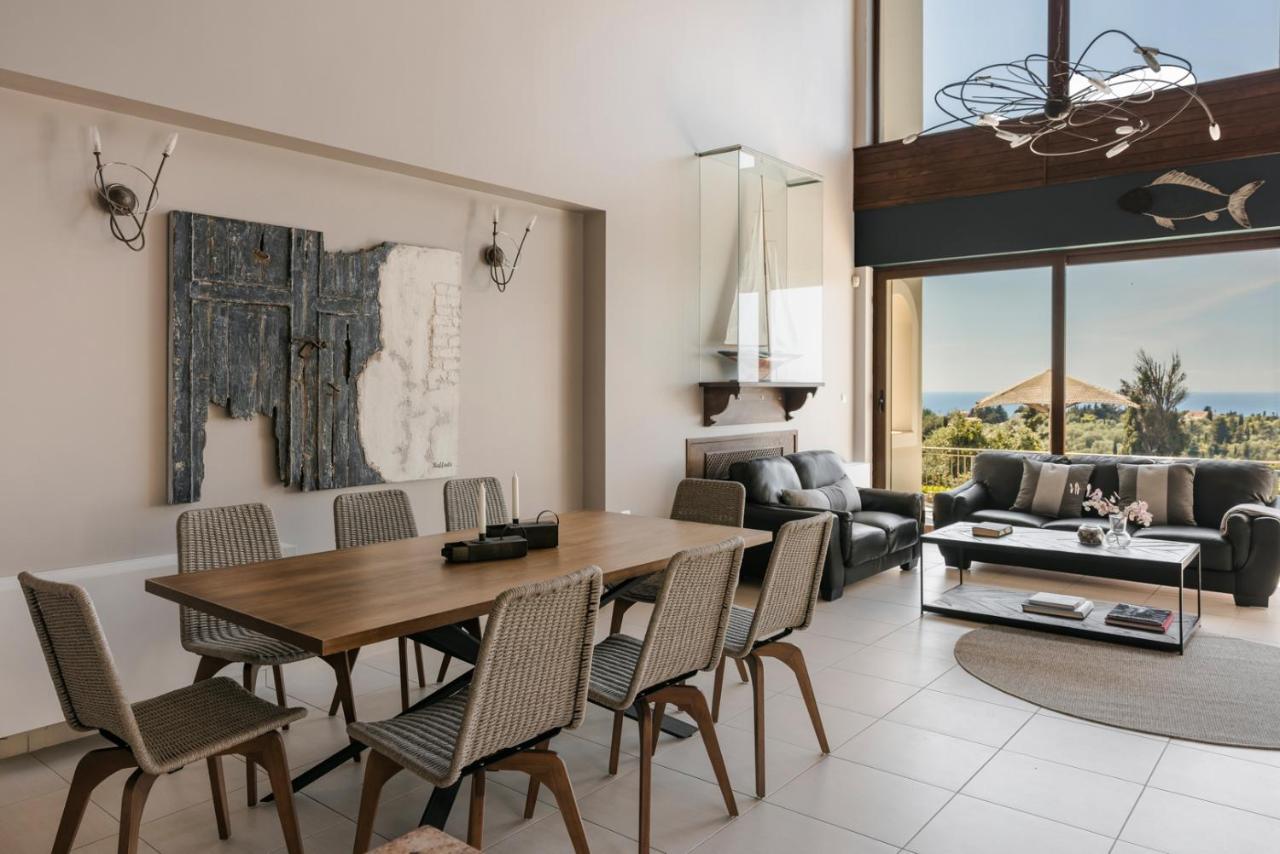 Luxury Villa Karmaniolos Fiskardo Kefalonia מראה חיצוני תמונה