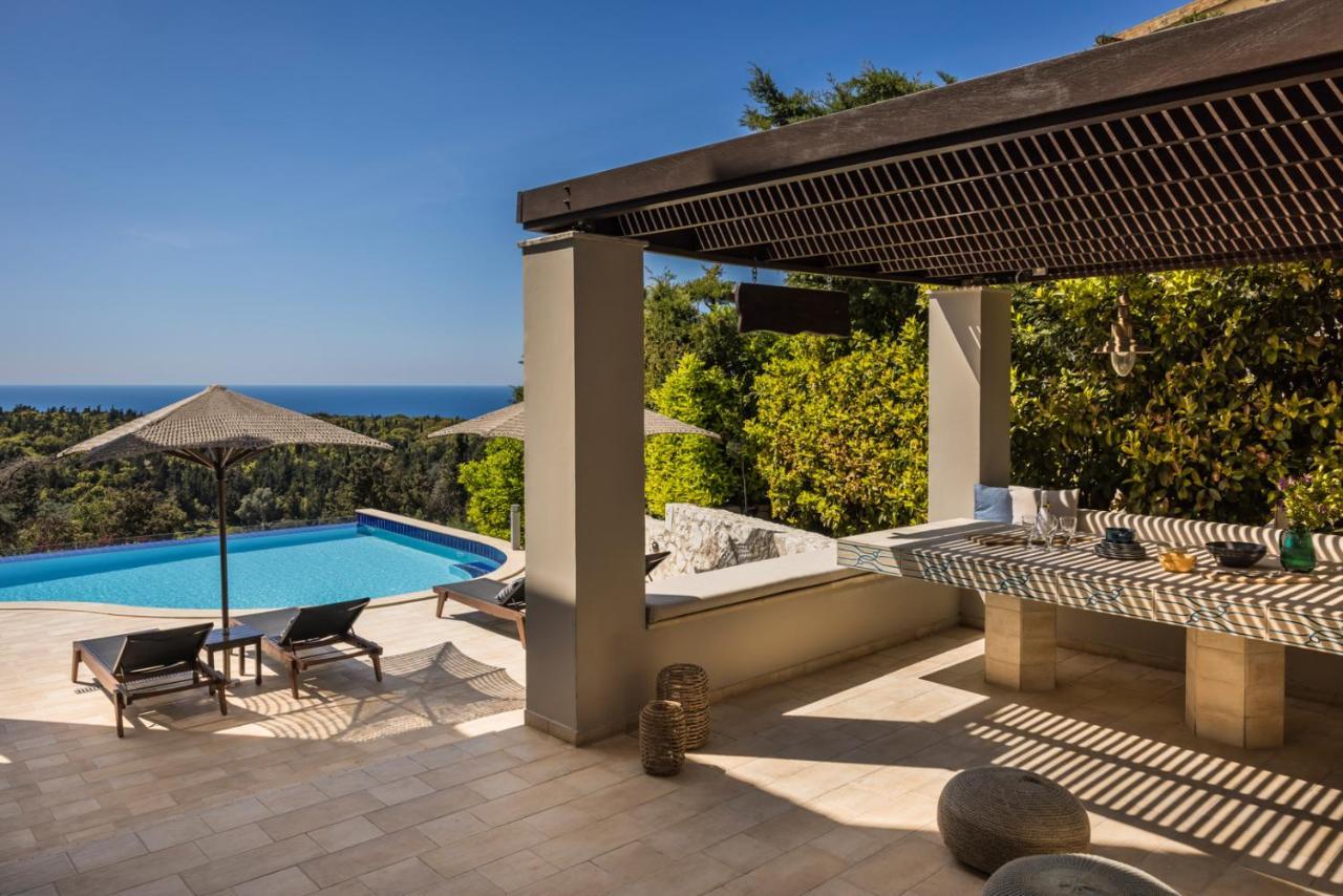 Luxury Villa Karmaniolos Fiskardo Kefalonia מראה חיצוני תמונה