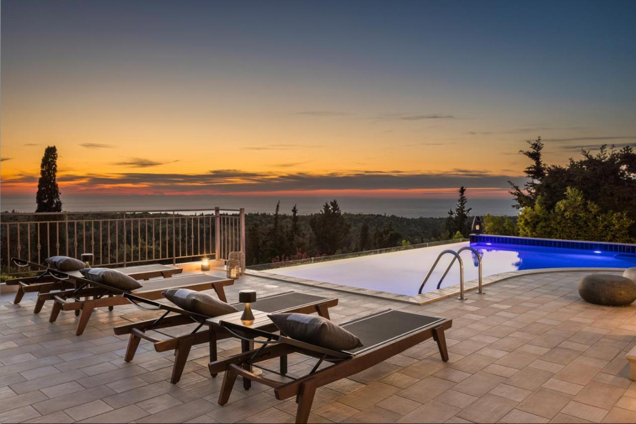 Luxury Villa Karmaniolos Fiskardo Kefalonia מראה חיצוני תמונה