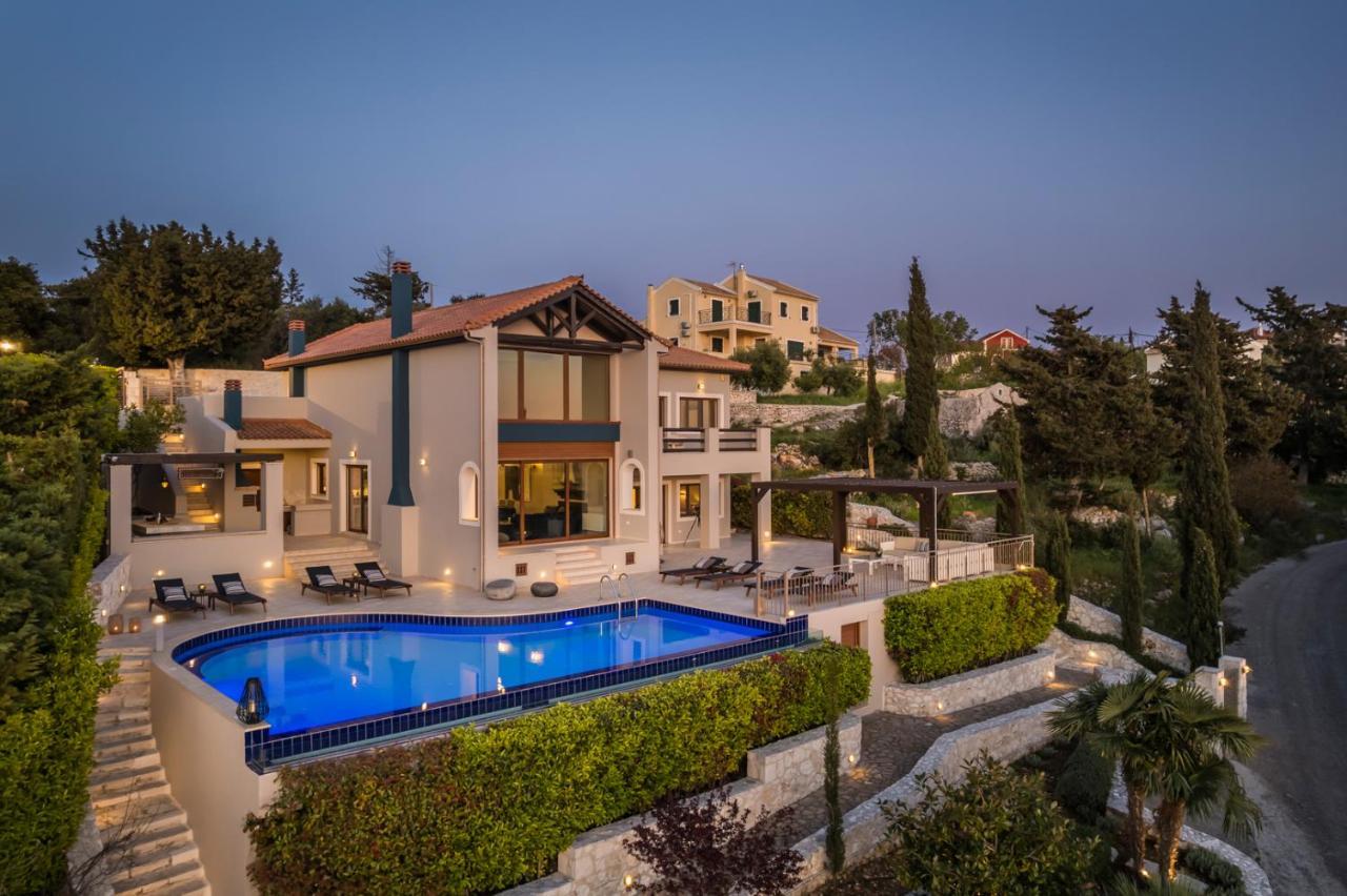 Luxury Villa Karmaniolos Fiskardo Kefalonia מראה חיצוני תמונה